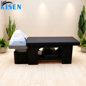 Kisen Fashion Lit de lavage capillaire professionnel pour soins capillaires coréens, Table de massage thaïlandaise, Mobilier de salon en promotion - Product Image 1