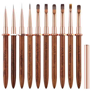 Pennelli Professionali per Unghie in Resina UV, Pennarelli per Pittura Acrilica, Strumenti per Manicure, Pennelli per Nail Art - Product Image 1