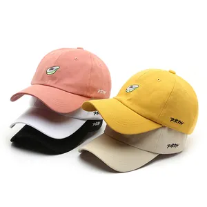 Blank Hats And Caps OEM Custom Men Low Profile 6 Panel High Quality Cotton Adjustable Dad Hat Plain Blank Unstructured Embroidery Logo Baseball Cap