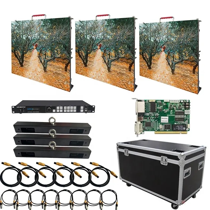 P2.6 P2.976 P3.91 P4.81 P5.95 P6.25 Panel Led Video/Layar Led Transparan Layar Kaca Dj