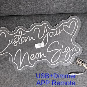 Enseigne néon LED personnalisée avec couleurs arc-en-ciel RGB, idéale pour la décoration murale, les anniversaires, les mariages, les logos d'entreprise, les cadeaux - Product Image 4