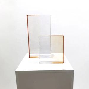 แท่นโชว์อะคริลิคทรงลูกบาศก์ไล่เฉดสีระดับไฮเอนด์  บล็อกอะคริลิคใสสำหรับโชว์เครื่องประดับ อุปกรณ์จัดแสดงสินค้าสุดหรู - Product Image 3