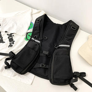 Chaleco Táctico Unisex Negro para Maratón, Ciclismo, Senderismo, Mochila de Hidratación Portátil de Lona de PVC y PU para Esquí y Trail Running - Product Image 6