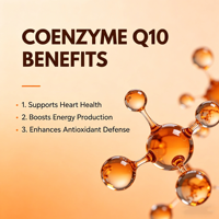 CoQ10 200mg Gélules Molles – Complément pour la Fertilité Masculine, Amélioration de la Motilité des Spermatozoïdes, Booster d'Énergie Mitochondriale, Santé Cardiaque, Antioxydant – OEM