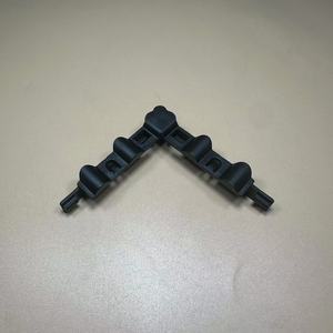 Custom <b>Door</b> <b>Window</b> Plastic Corner Protector 75.4x16.8 Black Water Resistant PP Material Minimalist Design Fixing <b>Accessory</b> - Product Image 3