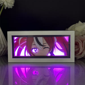 Holol올리브 하코스 Baelz Led 야간 조명 상자 만화 가제트 장난감 방 장식 램프 애니메이션 피규어 홀로 올리브 종이 그림자 상자를 잘라 - Product Image 4