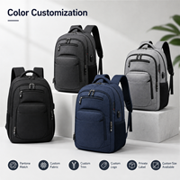 Mochila OEM Personalizable, Informal, de Negocios, Ligera, Duradera, para Hombre, Grande, Impermeable, para Viajes, para Portátil
