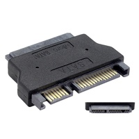 Adaptador de Disco Duro SATA G-karve, SATA Estándar de 22 Pines a Micro SATA de 16 Pines con Núcleo de Cobre para Conversión de HDD/SSD de 1.8" a SATA