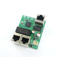 Module de commutation Ethernet Gigabit de bureau OEM ODM 3 ports Commutateurs de réseau industriels pour applications IoT Système de stationnement intelligent