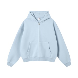 Sweat-shirt à capuche épais et ample pour homme, tendance vintage, 345G, hiver, manches longues, personnalisé pour fabricants de vêtements - Product Image 2
