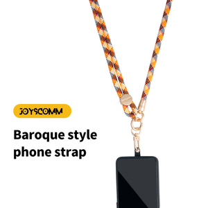 Joyscomm 2023 Baroque Phong Cách Dây Đeo Điện Thoại Phổ 9 Mm 7 Mm Polyester Điện Thoại Di Động Dây Buộc Với Vá Cho Tất Cả Các Điện Thoại Di Động - Product Image 4