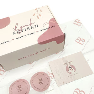 Emballage personnalisé pour flacon cosmétique, <span class=keywords><strong>bombe</strong></span> de bain pour cils, boîtes d'expédition <span class=keywords><strong>en</strong></span> papier ondulé pour l'emballage avec adhésif auto-collant - Product Image 6