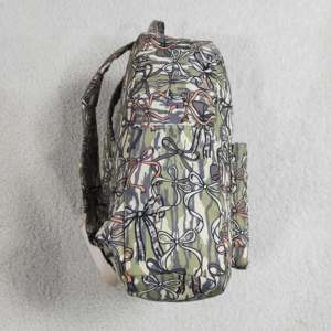 BA0394 Camo Print Fashion Microfiber Synthetic Leather Student <b>Backpack</b> for Little Girls Zipper-Back School Baby Girl Schoolbag - Product Image 2