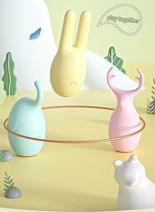Mini Vibratore Ricaricabile <span class=keywords><strong>a</strong></span> 10 Velocità Impermeabile <span class=keywords><strong>a</strong></span> Forma di Animale Carino Giocattolo Sessuale per Donne - Product Image 6