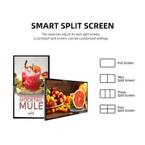 65 inch Độ sáng cao tùy chỉnh trang điểm Trung Quốc-xvideos-BUS-LCD-quảng cáo trong nhà-phòng tắm vòi treo tường hiển thị kỹ thuật số - Product Image 3