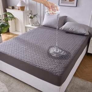 Protège-matelas imperméable respirant et silencieux - Housse <span class=keywords><strong>de</strong></span> <span class=keywords><strong>lit</strong></span> matelassée par ultrasons - Anti-acariens - Vente en gros usine Oeko-Tex - Product Image 1