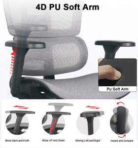 Silla Ergonómica Moderna Mejorada <span class=keywords><strong>para</strong></span> Juegos, <span class=keywords><strong>Estudiantes</strong></span>, Dormitorios, Deportes Electrónicos, Oficina en <span class=keywords><strong>Casa</strong></span>, con Malla Completa - Product Image 3