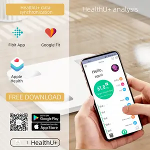 Báscula electrónica inteligente para baño, balanza digital de peso con bluetooth, IMC, APP gratuita