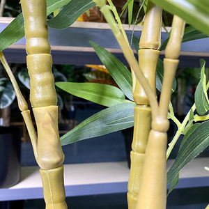 Haute Qualité Vert Bonsaï <span class=keywords><strong>Bambou</strong></span> Arbre Intérieur Décoratif Faux Plante Artificielle - Product Image 5