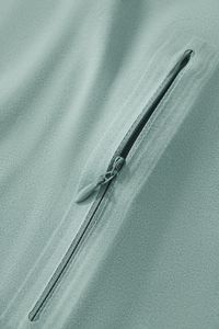 Cuello de alta calidad 92% poliéster 8% Spandex Fitness deportes secado rápido Camiseta de manga corta cremallera logotipo personalizado patrón sólido - Product Image 4