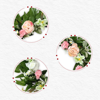Guirnalda de Flores Artificiales, Guirnalda Floral de Follaje Artificial, Decoración para Bodas, Decoración para Puerta Principal, Decoración para el Hogar, Flores Decorativas al por Mayor