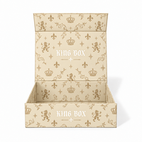 Boîte cadeau magnétique de luxe professionnelle, fabrication OEM directe d'usine, taille personnalisée, boîte en carton pliable pour l'emballage de produits de marques mondiales