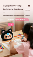 Ours parlant IA en peluche super douce, compagnon éducatif intelligent et personnalisable pour enfants, avec apprentissage émotionnel et conversation