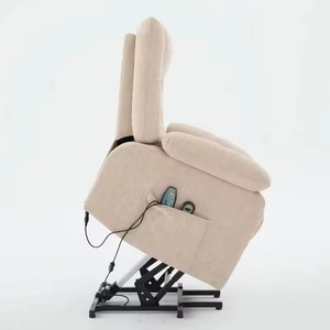 Sillón Reclinable Individual con Función de Masaje Caliente, <span class=keywords><strong>Gravedad</strong></span> Cero, Asistencia para Levantarse, Multifuncional para Personas Mayores - Product Image 5