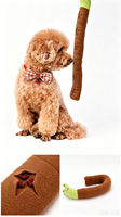 Jouet pour chien en peluche mignon en forme de âne en velours de maïs, avec corde en coton résistante aux morsures, interactif sonore, anti-ennui