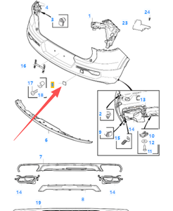 OE 31449335 Wodannuo Neuf Garantie 1 an Haute qualité Cache-crochet de remorque pour pare-chocs arrière pour <span class=keywords><strong>XC40</strong></span> C40 - Product Image 4