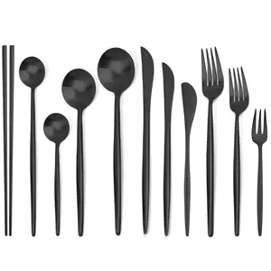 Tùy chỉnh Bạc Flatware Trà thìa thiết lập và dĩa thép không gỉ thiết lập dao kéo