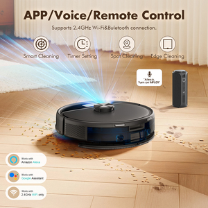 Intelligent Smart Home Mop Laser Automatic Cleaning 5000Pa <b>Robot</b> Vacuum Cleaner with Wet & Dry Function for Household Use - Product Image 3