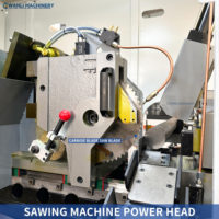Machine de sciage circulaire à grande vitesse pour métaux, pour couper l'acier rond, l'acier inoxydable et les tiges d'aluminium