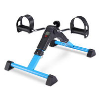 Vélo d'exercice pliable électrique portable en aluminium pour la rééducation à domicile, entraînement des bras et des jambes