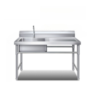 Évier de cuisine en acier inoxydable 304 avec drain invisible, design dissimulé, aspect moderne