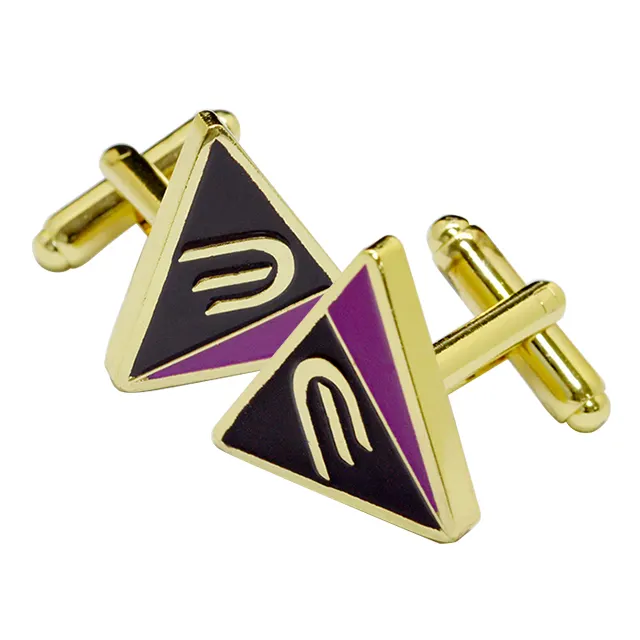 Luxury Promotional Gifts Personalized Custom Newest Metal Bronze Masonic Soft Enamel Cuff Links Womens Cufflinks