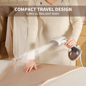 Vaporizador de Ropa Portátil para Eliminar Arrugas Profundas, Vaporizador de Mano para el Hogar de 1500 W, Vaporizador de Ropa Portátil con Tanque de Agua de 250 ml, Vaporizador de Telas de Viaje - Product Image 2