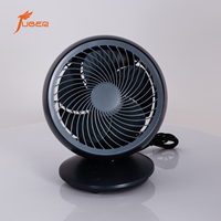 Mini ventilateur de table silencieux avec oscillation gauche-droite à 90 degrés, petit ventilateur de bureau rechargeable, ventilateur personnel portable pour chambre à coucher