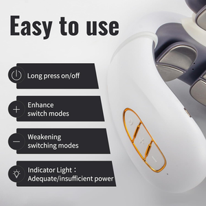 Masajeador Eléctrico de Cuello Mini Xuannuo H99 2024, el Más Vendido del Año, con Sensación Real al Tacto, Color Blanco - Product Image 5