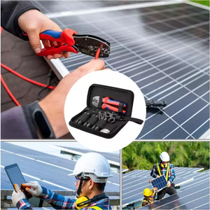 Ensemble d'outils à main en acier et en acier au carbone Matrix, vente chaude, pince à sertir solaire, kit d'outils de qualité professionnelle pour les projets d'énergie solaire - Product Image 4