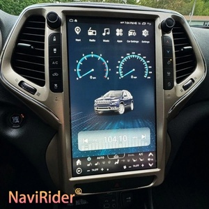 Radio para Auto con Pantalla Grande Android 14 Octa-core Estéreo para Jeep Cherokee 2014-2021, Navegación GPS, 1920x1080, Táctil de 13.6 Pulgadas - Product Image 1