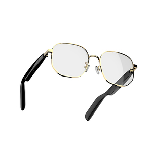 Gafas inteligentes ligeras polarizadas Pro impermeables para auriculares táctiles inalámbricos Bluetooth música AI llamada gafas inteligentes de plástico - Product Image 1