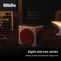 8BitDo Cube 2 BT Speaker N Version Alimenté par batterie ABS avec connexion trois modes et base de charge sans fil 85AE01