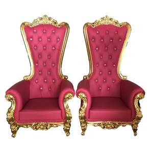 Alquiler para Bodas: Sillas de Trono Grandes Azules con Diseño de León, Económicas, para <span class=keywords><strong>Rey</strong></span> y Reina - Product Image 2