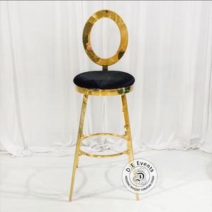 Chaise de <span class=keywords><strong>bar</strong></span> en métal inoxydable <span class=keywords><strong>bon</strong></span> marché en gros pour événements et mariages, <span class=keywords><strong>tabouret</strong></span> de <span class=keywords><strong>bar</strong></span> haut - Product Image 6