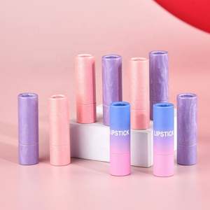 Wheat <b>Straw</b> Cosmetic Packaging Lip Stick Tubes Lipstick <b>Paper</b> Tube <b>Paper</b> Lip Balm Tube Custom - Product Image 3