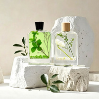 Bouteille diffuseur de parfum en verre de luxe vide personnalisée Anding Stock 560 ml, plate, pour la maison, grande bouteille d'aromathérapie