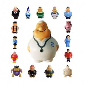 Pelota Antiestrés con Forma de Cerdo de Pie, Pelotas de Juguete Promocionales con Logotipo, Pelota Antiestrés de Cerdo de Pie para Regalos Navideños - Product Image 2