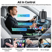 Grandnavi 2in1 USB CarPlay Dongle Android Auto Kontrol Setir Suara untuk Mobil Portabel Garansi 1 Tahun