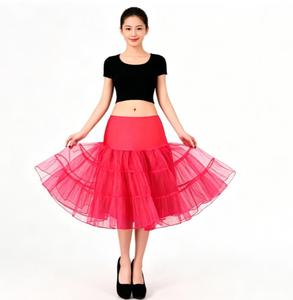 Jupe Tutu Princesse pour Femme, Jupe de Danse Ballet en <span class=keywords><strong>Tulle</strong></span> Superposé, <span class=keywords><strong>Jupon</strong></span> Gonflant pour Fête, Cosplay Hippie, <span class=keywords><strong>Jupon</strong></span> Mignon - Product Image 2